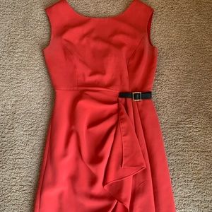 Shoshanna coral knee length dress